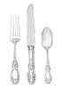 * An American Silver Flatware Service, R. Wallace & Sons Mfg. Co., Wallingford, CT, Early 20th Century, Lucerne pattern, some en