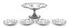 An American Silver Tazza and Four Matching Nut Dishes, Reed & Barton, Taunton, MA, 1951, Francis I pattern, each of shaped circu