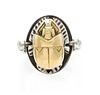 A Gilt Silver Scarab Ring, 11.90 dwts.