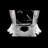 Lalique Crystal "Venise" Lion Vase.