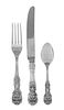 An American Silver Flatware Service, Reed & Barton, Taunton, MA, Circa 1920, Francis I pattern, comprising 12 dinner knives 12 d