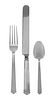 * An American Silver Flatware Service, Tiffany & Co., New York, NY, Circa 1935, Hampton pattern, comprising 8 dinner knives 8 di