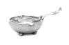 * An American Silver Sauce Boat, Whiting Mfg. Co., New York, NY, 1922, with spot-hammered surface, the circular bowl with two sm
