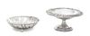 An American Silver Compote and Small Bowl, S. Kirk & Son, Baltimore, MD, Circa 1885, the compote with everted rim chased with de