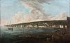 VIEW OF POSILLIPO FROM THE RIVIERA DI CHIAIA OIL PAINTING