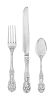 * An American Silver Part Flatware Service, Reed & Barton, Taunton, MA, First Half 20th Century, Francis I pattern, comprising 8