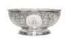 An American Silver Punch Bowl, Gorham Mfg. Co., Providence, RI, Early 20th Century, Diameter 10 3/8 inches.