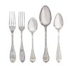 A Group of American Silver Flatware Articles, Various makers, 19-20th Century, comprising 17 dinner forks, similar pattern, some