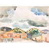 Israel Abramofsky (Russian-American, 1888-1975) Watercolors on Paper, Lot of Two