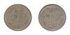 Two United States 1871 Three Cent Nickel Proofs