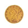 A United States 1882 Liberty Head $5 Gold Coin