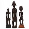 Three West African Standing Female Figures