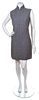 A Prada Grey Wool Sleeveless Dress,