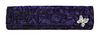 An Ungaro Purple Velvet Patterned Clutch, 15" x 4.5".