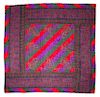 A Fendi Multicolor Paisley Wool Scarf, 54" x 54".