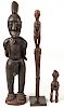 3 African Carved Wood Artifacts