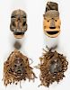 4 African Dan Kran Masks