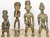4 African Tikar Figures