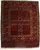 Antique Yomud Ensi Prayer Rug: 4'0'' x 4'10'' (122 x 147 cm)