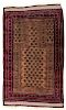 Vintage Afghan Beluch Rug: 2'11'' x 4'3'' (89 x 130 cm)