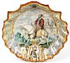 ULYSSE BLOIS FRENCH FAIENCE SHELL BOWL
