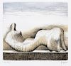 HENRY MOORE COLOR ETCHING