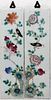 PAIR OF CHINESE PORCELAIN PANELS