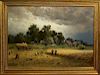 Thomas Bigelow Craig (American 1849-1924) The Gathering Storm o/c 35 x 50" signed lower left