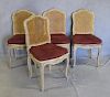 4 Quality and Decorative French Style Chairs.