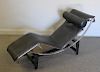 Midcentury Le Corbusier LC4 Chaise Lounge Chair.