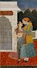 Miniature Painting Depicting Lovers 描绘爱人的画像,高7英寸,宽4英寸,印度