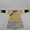 Imperial Yellow Semiformal Dragon Robe 皇帝专用黄色半正式龙袍，长56英寸，19世纪,中国