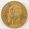 1862T Italian Gold 20 Lire
