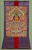Thangka Depicting Shakyamuni 释迦牟尼唐卡，高54英寸，宽34英寸，19世纪，中国西藏