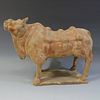 ANTIQUE CHINESE POTTERY OX - NORTHERN WEI DYNASTY