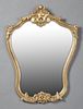 French Louis XV Style Gilt and Gesso Mirror, early