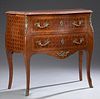 French Louis XV Style Ormolu Mounted Parquetry Inl