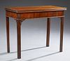 English Chippendale Style Carved Mahogany Games Ta