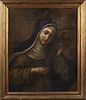 Italian School, "The Madonna," 18th c., oil on can