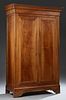 French Louis Philippe Carved Walnut Armoire, mid 1