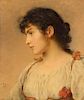 * Ludwig Knaus, (German, 1829–1910), Portrait of a Lady, 1885