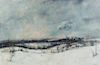 Bernard Gantner, (French, b. 1928), Winter Landscape, 1975