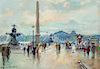 * Antoine Blanchard, (French, 1910–1988), Place de la Concorde