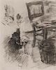 James Ensor, (Belgian, 1860-1949), Untitled (Sketchbook Page)