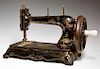 French Cast Iron Hand Cranked Sewing Machine, c. 1