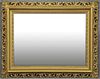 American Gilt and Gesso Overmantle Mirror, late 19