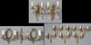 Group of Eleven French Bronze Sconces, early 20th