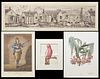 Group of Nineteen Prints, 19th and 20th c., consis