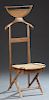Modern French Carved Beech Valet, 20th c., with a