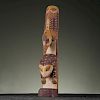 Tlingit Model Wood Totem Pole